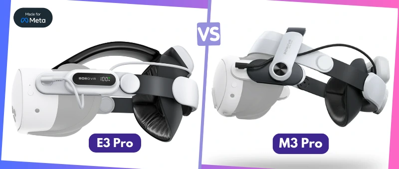 Bobovr E3 Pro vs M3 Pro for Meta Quest 3/3S